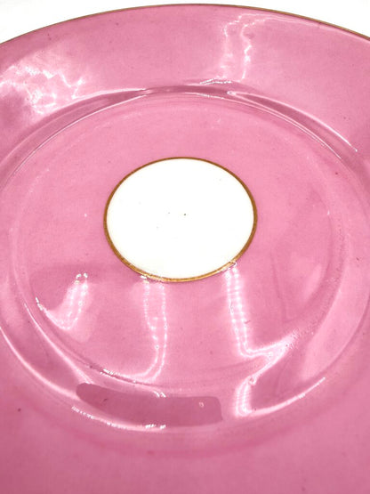 VTG Pink And Gold Set of 16 CMP England Porcelain Tea Set