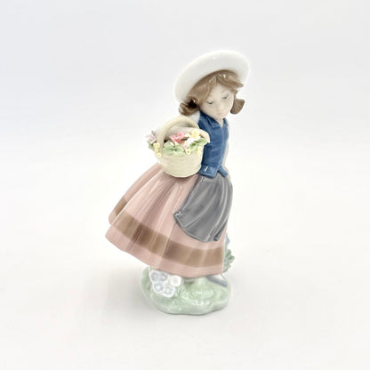 Lladro 'Sweet Scent' Porcelain Figurine