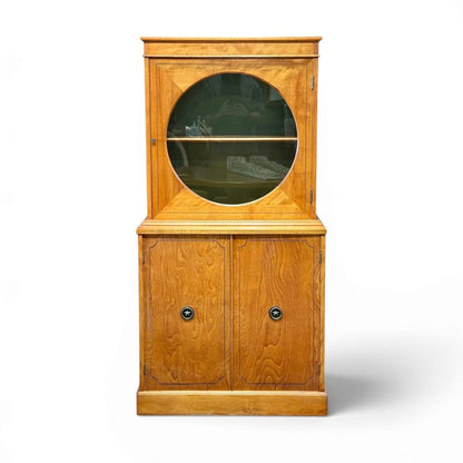Circular Glass Door Cabinet
