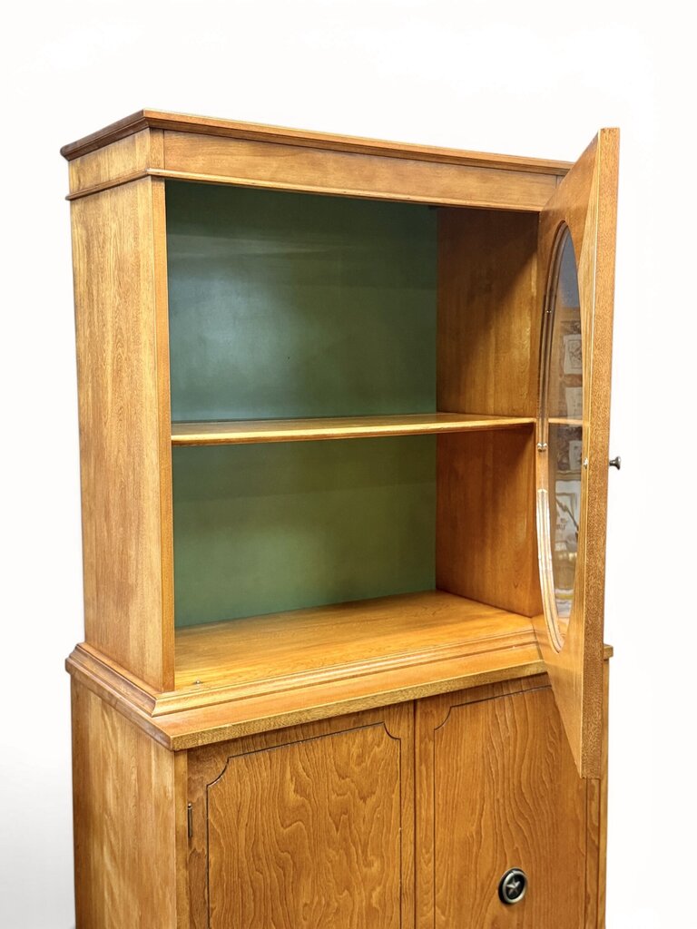 Circular Glass Door Cabinet
