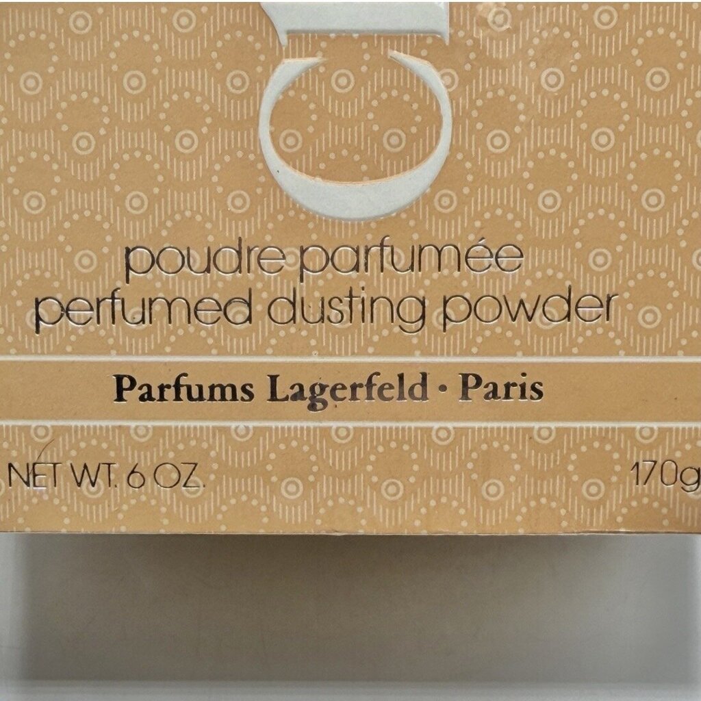 Vintage Chloé By LAGERFELD Perfumed Dusting Powder 170g/6oz New Sealed Box /cb