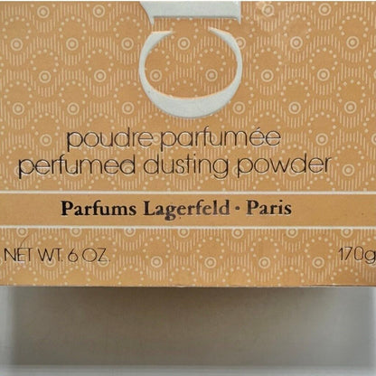 Vintage Chloé By LAGERFELD Perfumed Dusting Powder 170g/6oz New Sealed Box /cb