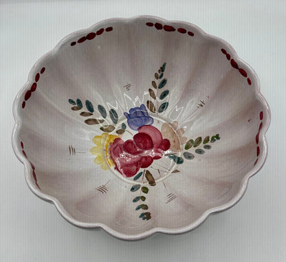 Vtg. Arabia Finland ARA Hand-painted Salad Bowl /j