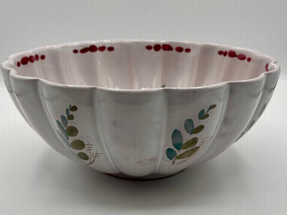 Vtg. Arabia Finland ARA Hand-painted Salad Bowl /j