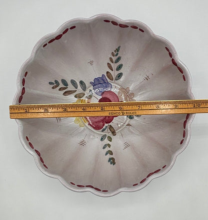 Vtg. Arabia Finland ARA Hand-painted Salad Bowl /j