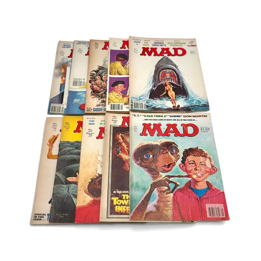VTG Lot of 10 MAD Magazine Collection