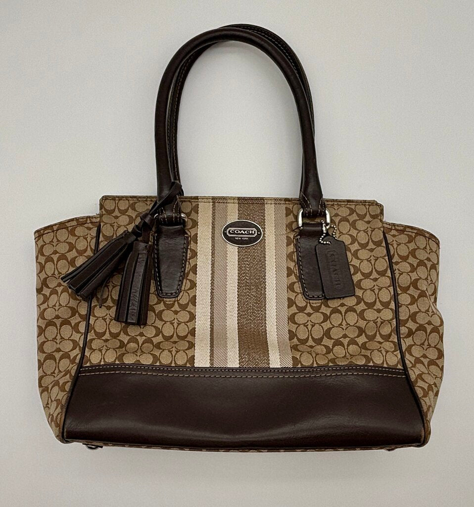 Coach Legacy Carryall Bag Heritage Stripe /j