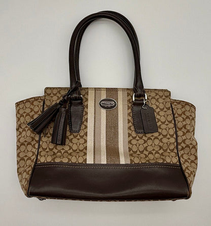 Coach Legacy Carryall Bag Heritage Stripe /j