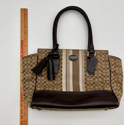 Coach Legacy Carryall Bag Heritage Stripe /j
