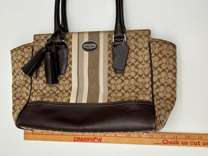 Coach Legacy Carryall Bag Heritage Stripe /j
