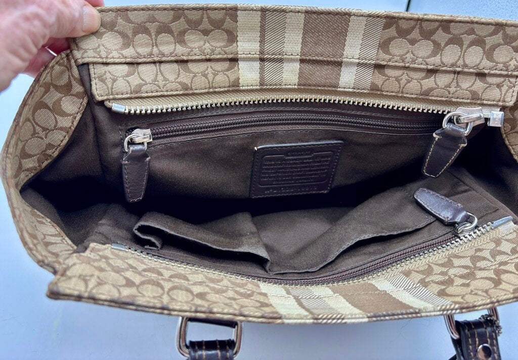 Coach Legacy Carryall Bag Heritage Stripe /j