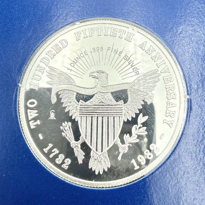George Washington 250th Anniversary One Troy Ounce .999 Silver Proof