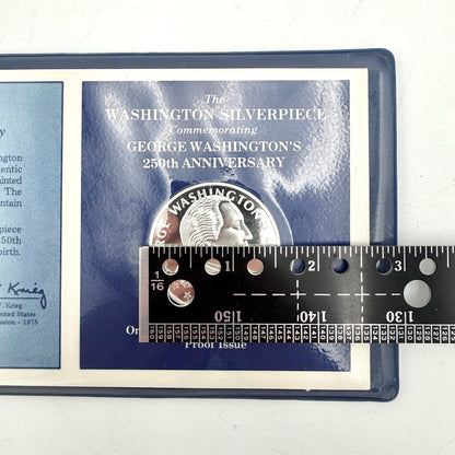 George Washington 250th Anniversary One Troy Ounce .999 Silver Proof