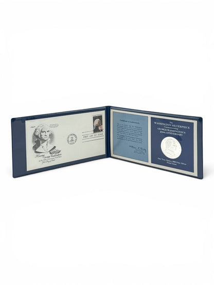 George Washington 250th Anniversary One Troy Ounce .999 Silver Proof
