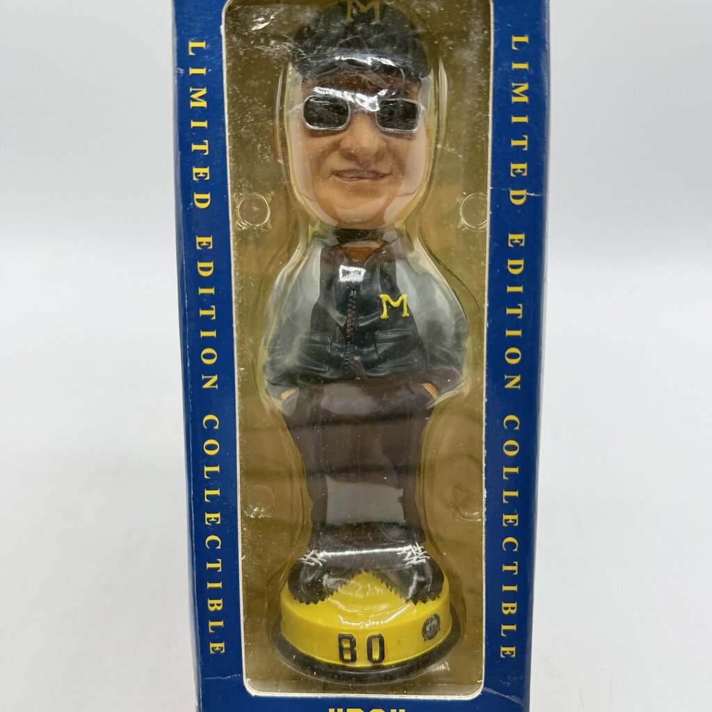 Forever Collectibles Bo Schembechler Legends Of The Big House Bobblehead NIB /cb