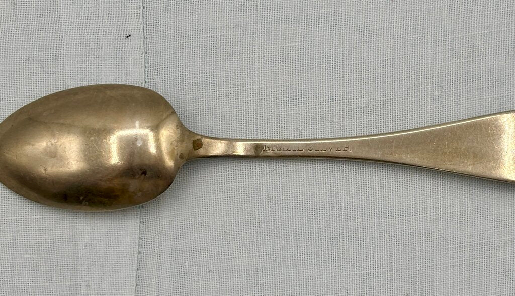 Set of 5 VTG. Brazil Silver Demitasse Spoons Shell Pattern /j
