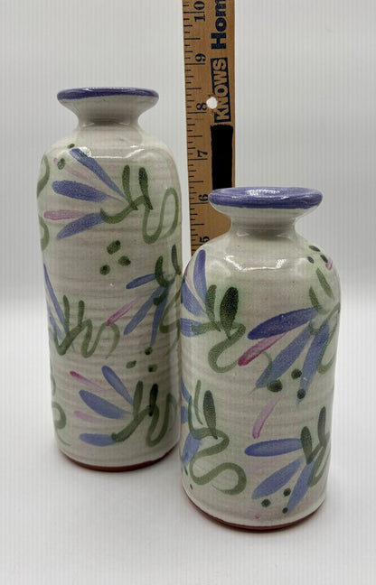 Pr of Vases by Georgia Starr Newman of The Pottery Garden /j