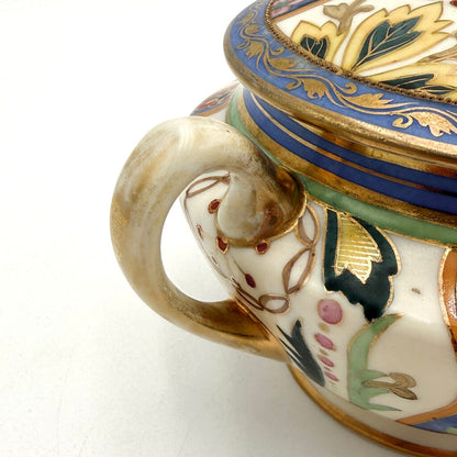Antique Nippon Morimura Creamer and Sugar Urn