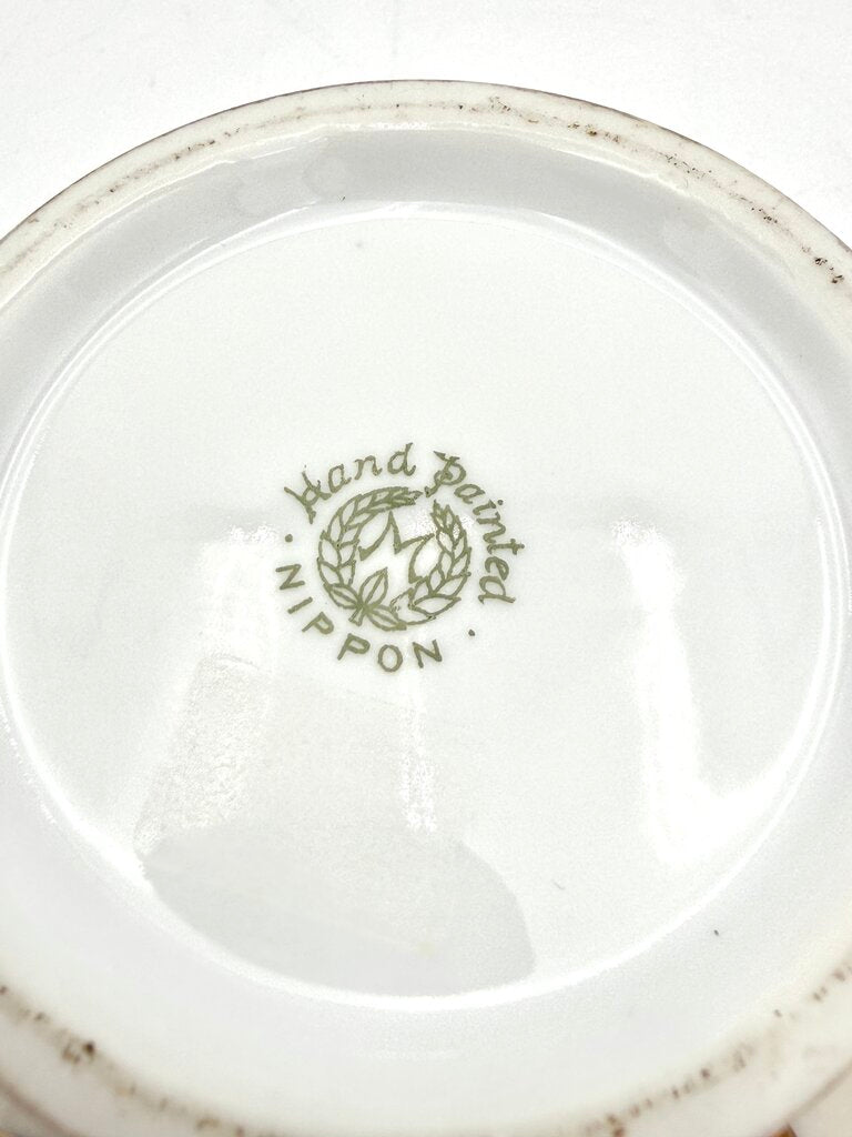 Antique Nippon Morimura Creamer and Sugar Urn