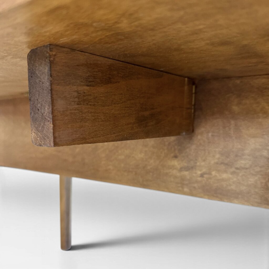 Oak Drop Leaf Coffee Table