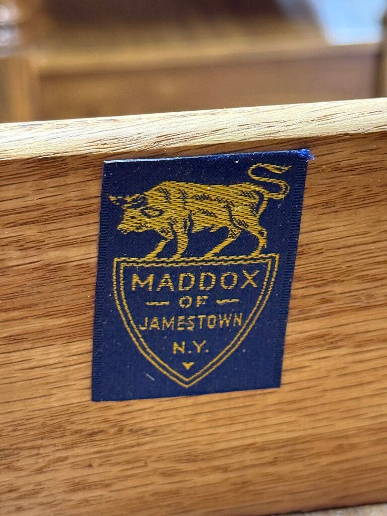 Maddox of Jamestown Hutch With Bubble Glass Doors