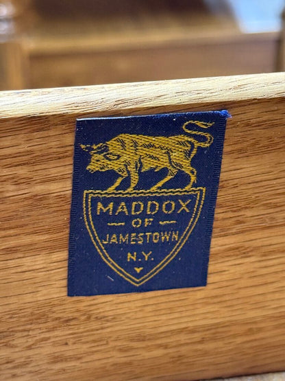 Maddox of Jamestown Hutch With Bubble Glass Doors