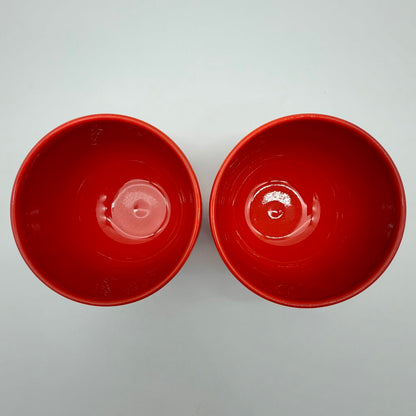 Waechtersbach Germany Red Christmas Tree Pieces - 10” Plate, 8” Plate, 2 Cereal Bowls & 4 Pc Hostess Set /cb