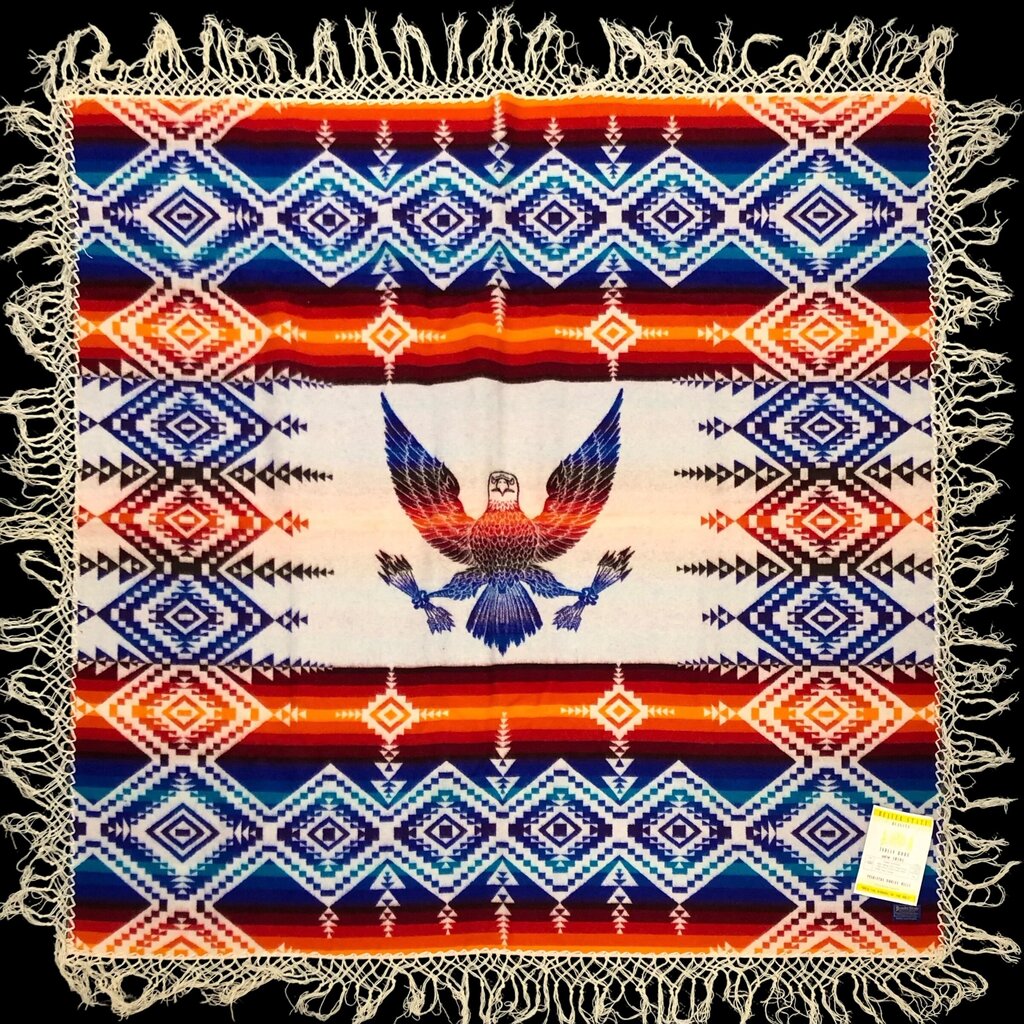 Pendleton Woolen Mills Beaver State Eagle Indian Robe/ Shawl /b