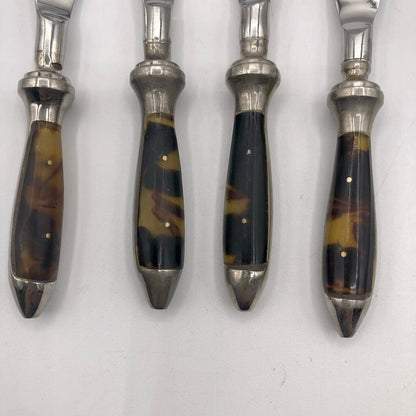 4ea Ralph Lauren Wentworth Tortoise Shell Cheese Spreader Knives /b