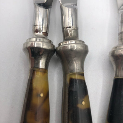 4ea Ralph Lauren Wentworth Tortoise Shell Cheese Spreader Knives /b