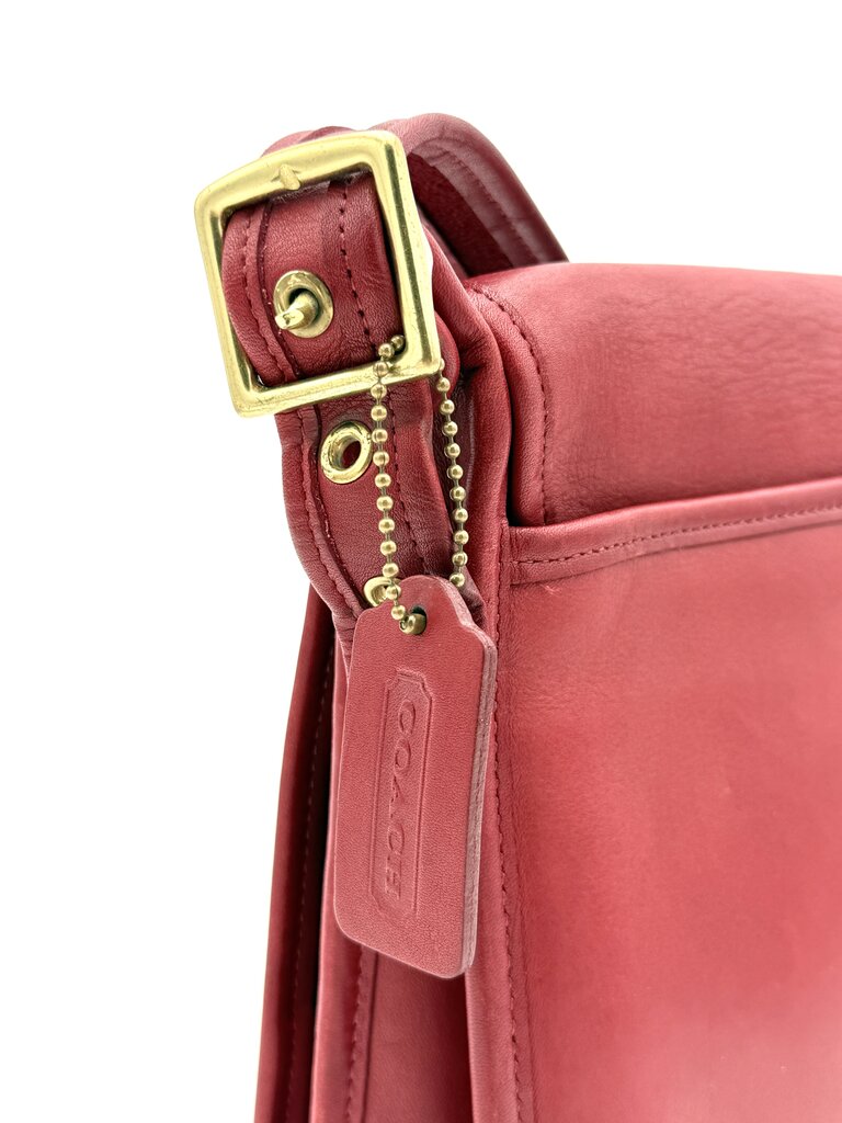 VTG Coach Studio Red Legacy Bag (HAS WEAR)