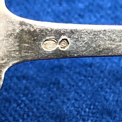 Sweden 830S Silver Th. Marthinsen Viking Rose Escargot/ Tapas Fork /b