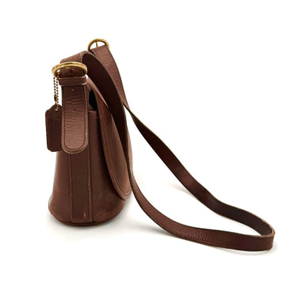 VTG Coach Flip Fletcher Dark Brown Crossbody Bag (HAS WEAR)