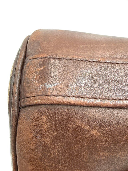VTG Coach Flip Fletcher Dark Brown Crossbody Bag (HAS WEAR)