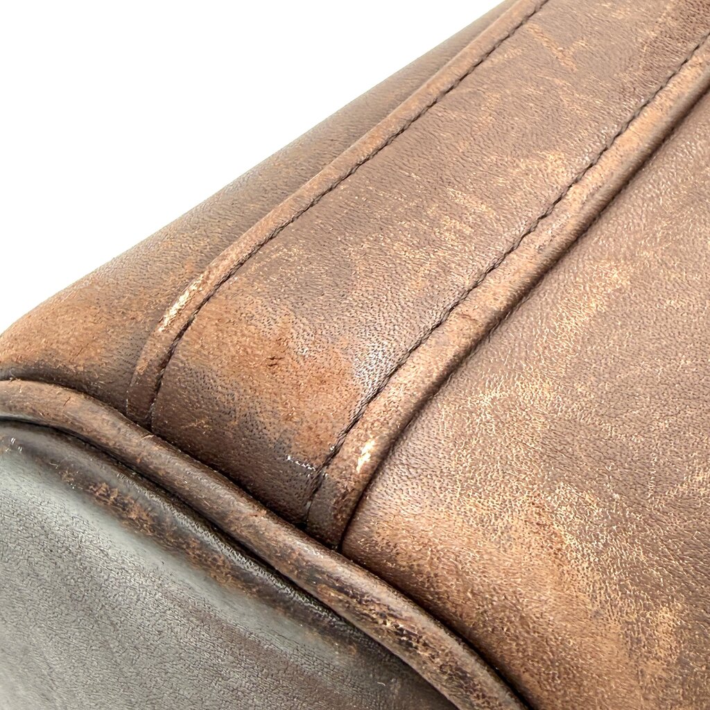 VTG Coach Flip Fletcher Dark Brown Crossbody Bag (HAS WEAR)