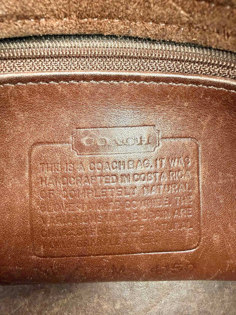 VTG Coach Flip Fletcher Dark Brown Crossbody Bag (HAS WEAR)