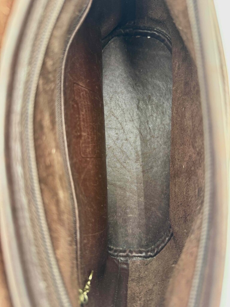 VTG Coach Flip Fletcher Dark Brown Crossbody Bag (HAS WEAR)