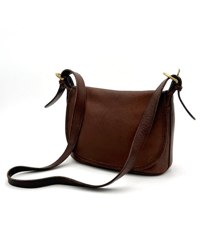 VTG Coach Flip Fletcher Dark Brown Crossbody Bag (HAS WEAR)