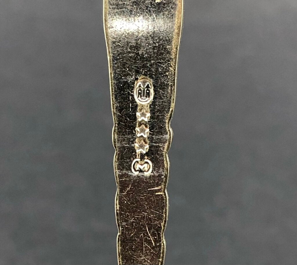 1920s Carl Cohn Danish Silver Plate Espresso Spoons /b