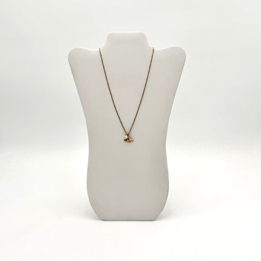14k Gold Box Chain with Two 14k Sailboat Pendants and Fresh Water Pearl Pendant
