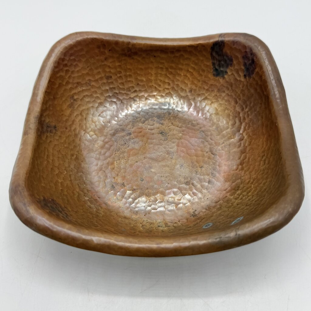 Vintage Hand Hammered 7” Copper Bowl Made in Mexico /cb