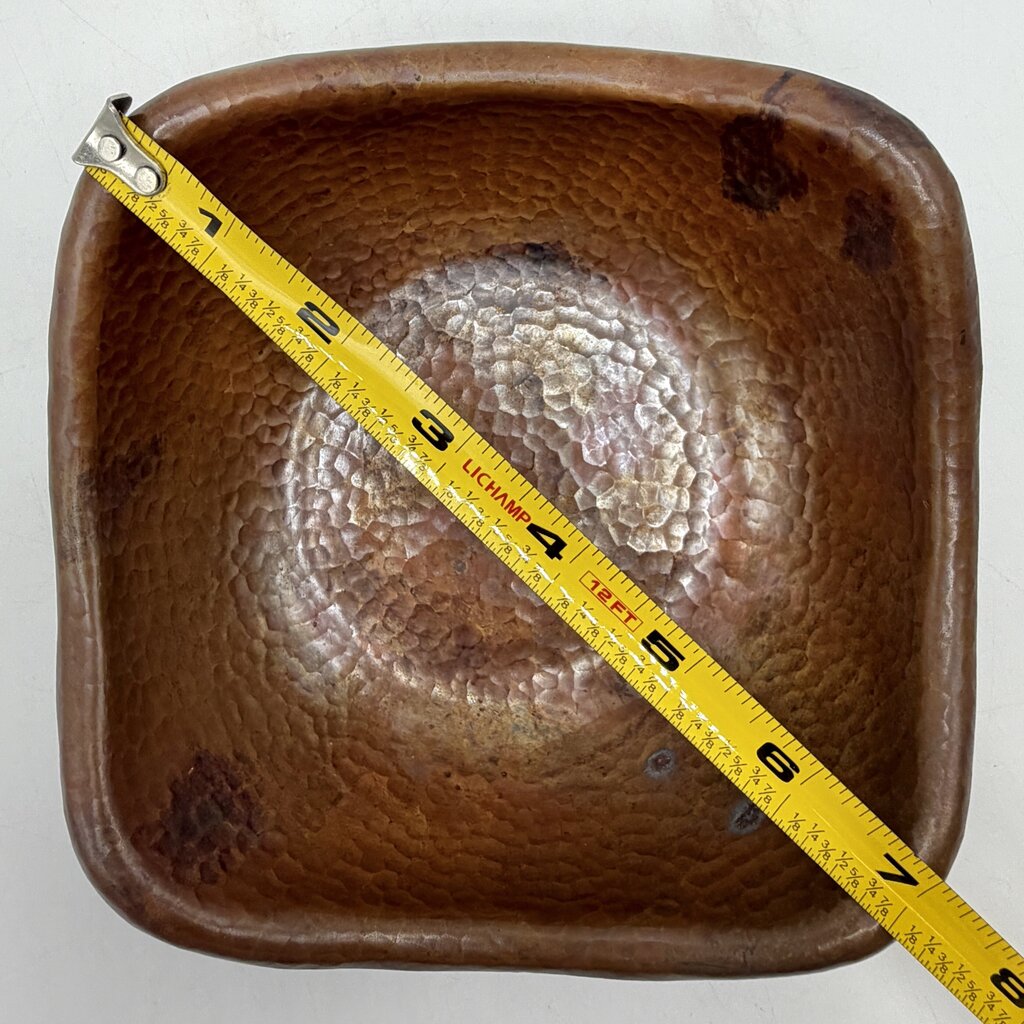 Vintage Hand Hammered 7” Copper Bowl Made in Mexico /cb