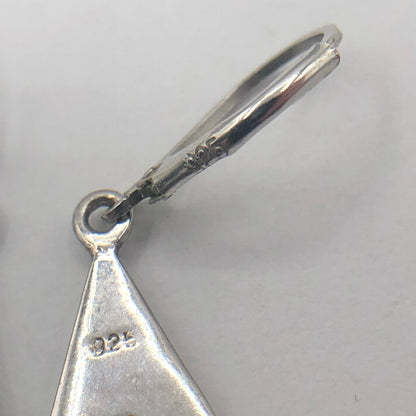 3pr Sterling Silver & Abalone Dangle Earrings /b