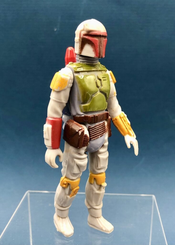 1979 Star Wars Boba Fett Gray/ Blue Figure Hong Kong /b