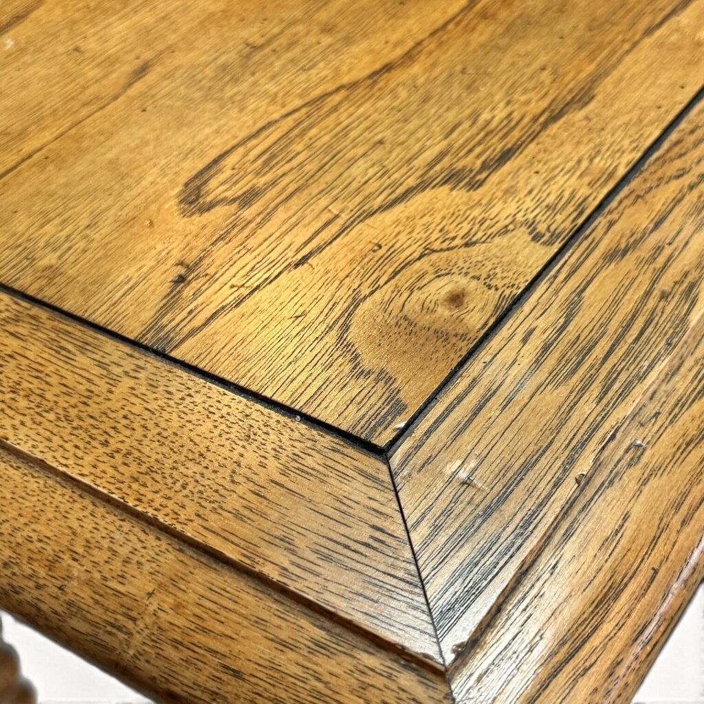 Hekman Oak 2 Drawer Foyer Table