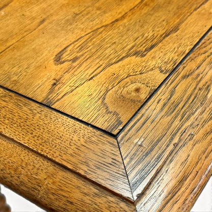 Hekman Oak 2 Drawer Foyer Table