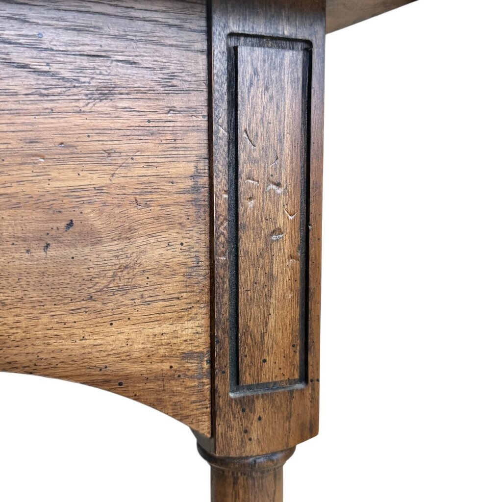 Hekman Oak 2 Drawer Foyer Table