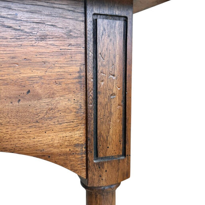 Hekman Oak 2 Drawer Foyer Table