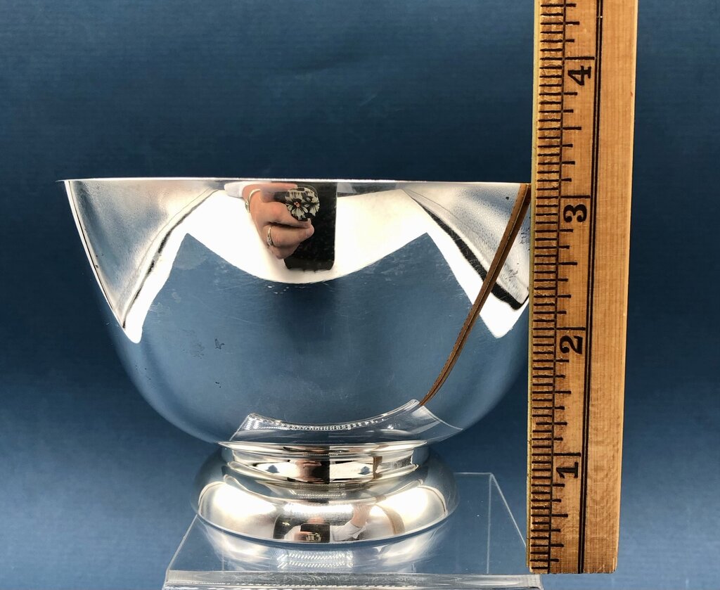 Towle #46 Turquoise Enameled Sterling Silver Bowl /b