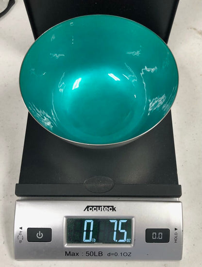 Towle #46 Turquoise Enameled Sterling Silver Bowl /b